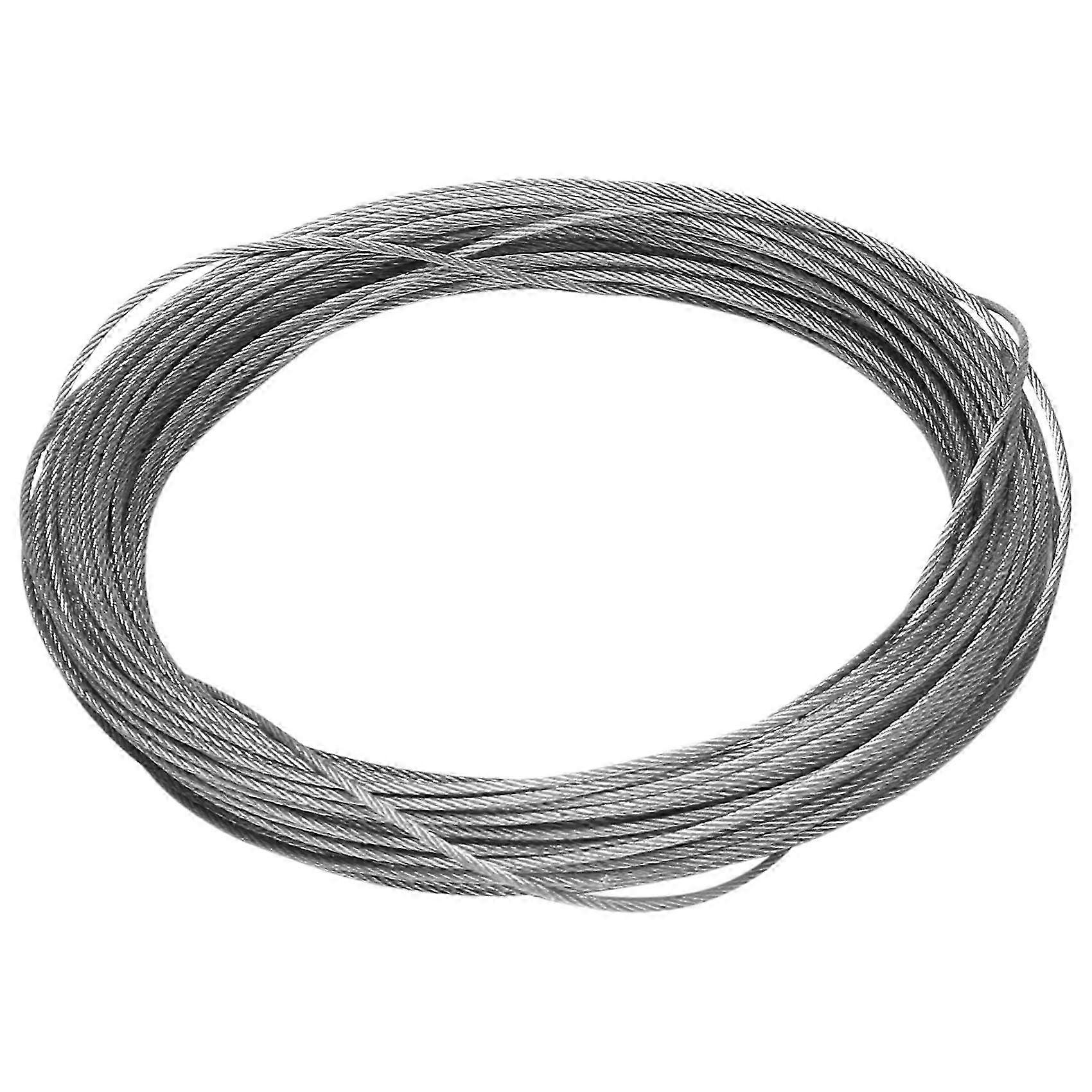 STAINLESS Steel Wire Rope Cable Rigging Extra, Length:15m Diameter:1.0mm