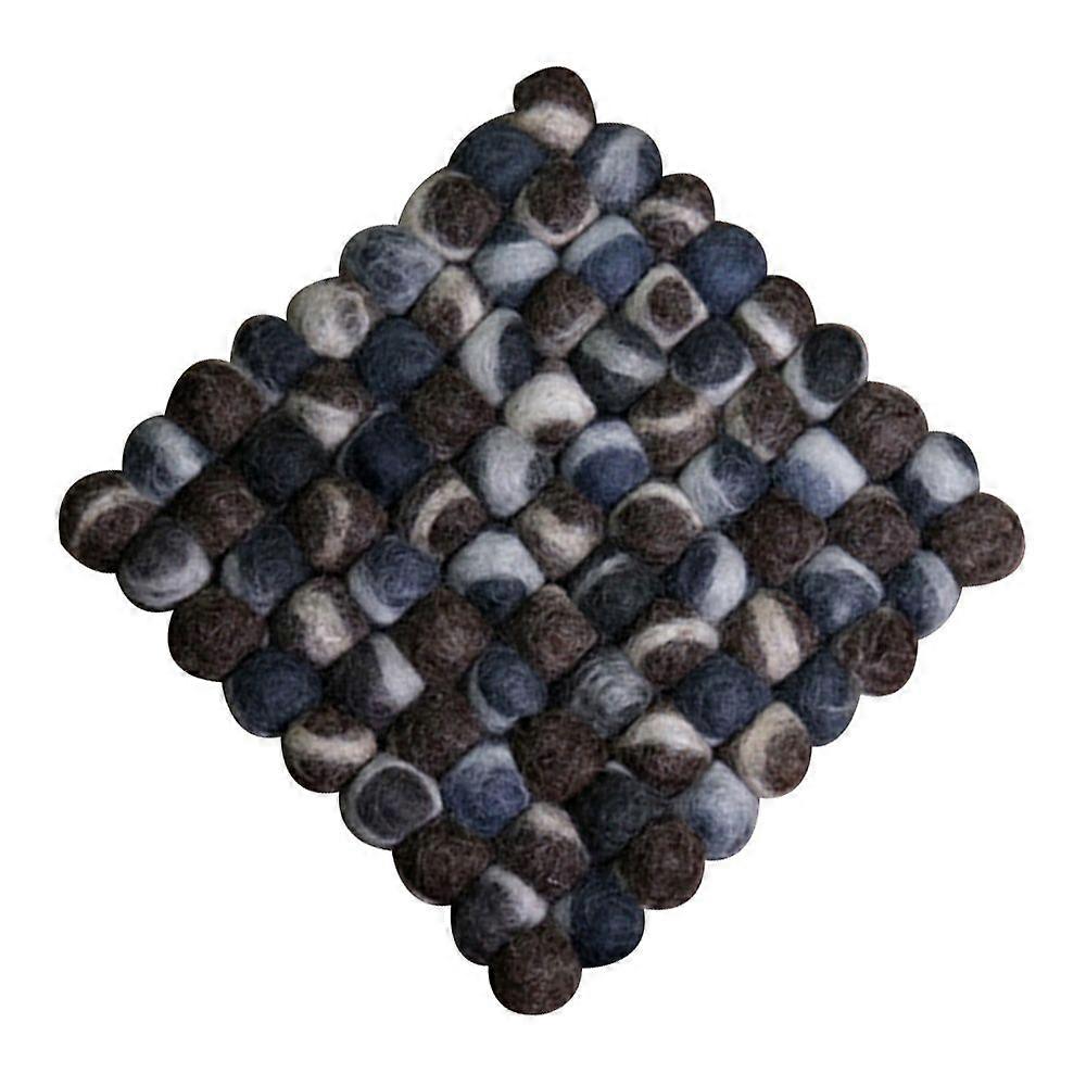 Handcrafted Wool Felt Trivet Set Absorbent Decorative