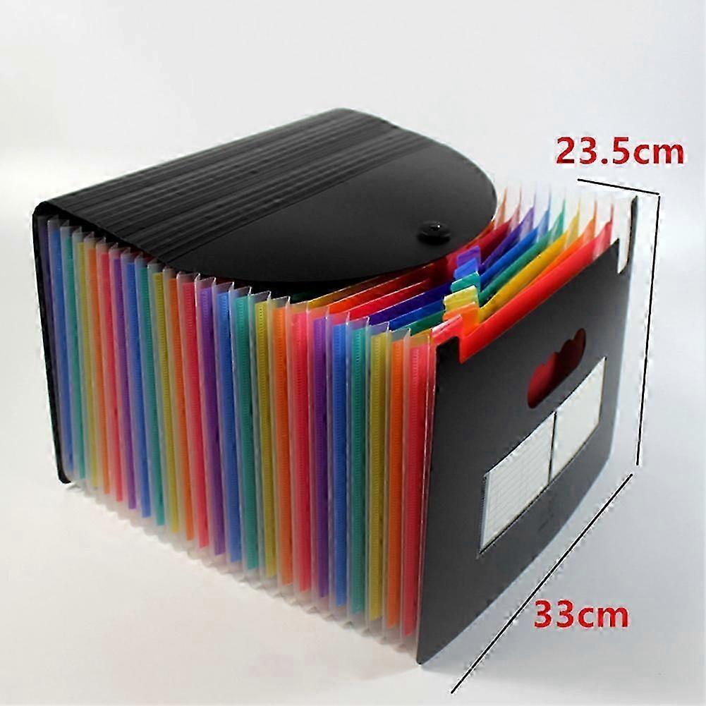 24-layer Organ Clip Large-capacity Desktop Storage Rack Student Test Paper Classification Folder Note Data Folder