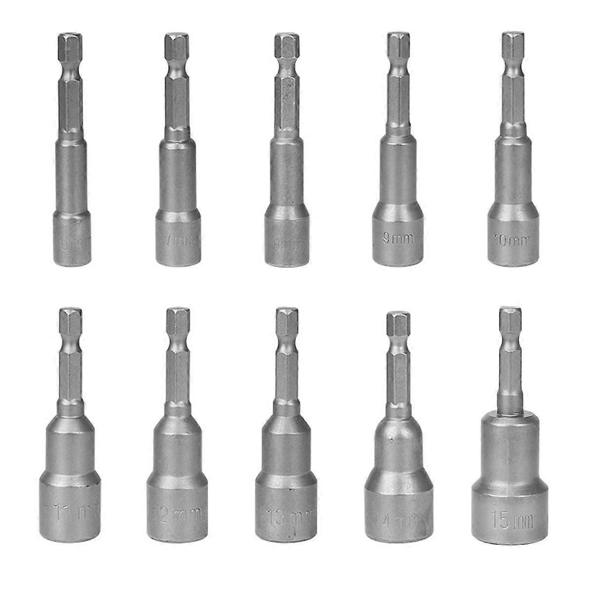 Compact Magnetic Nut Driver Set for Electricians
