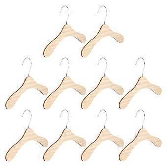 Professional Cat Hangers Wood Material for Storage 10Pcs Household Use
