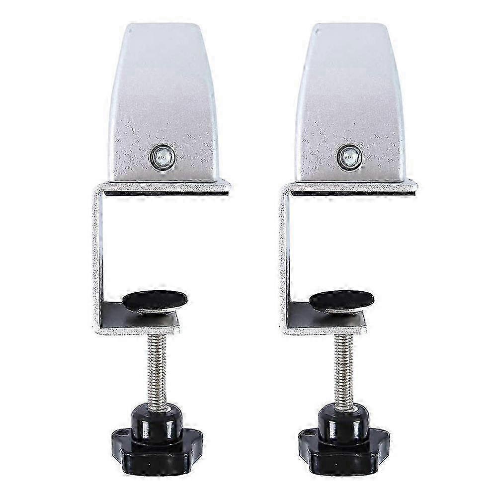 2Pcs Office Desk Divider Clamp Privacy Screen Bracket