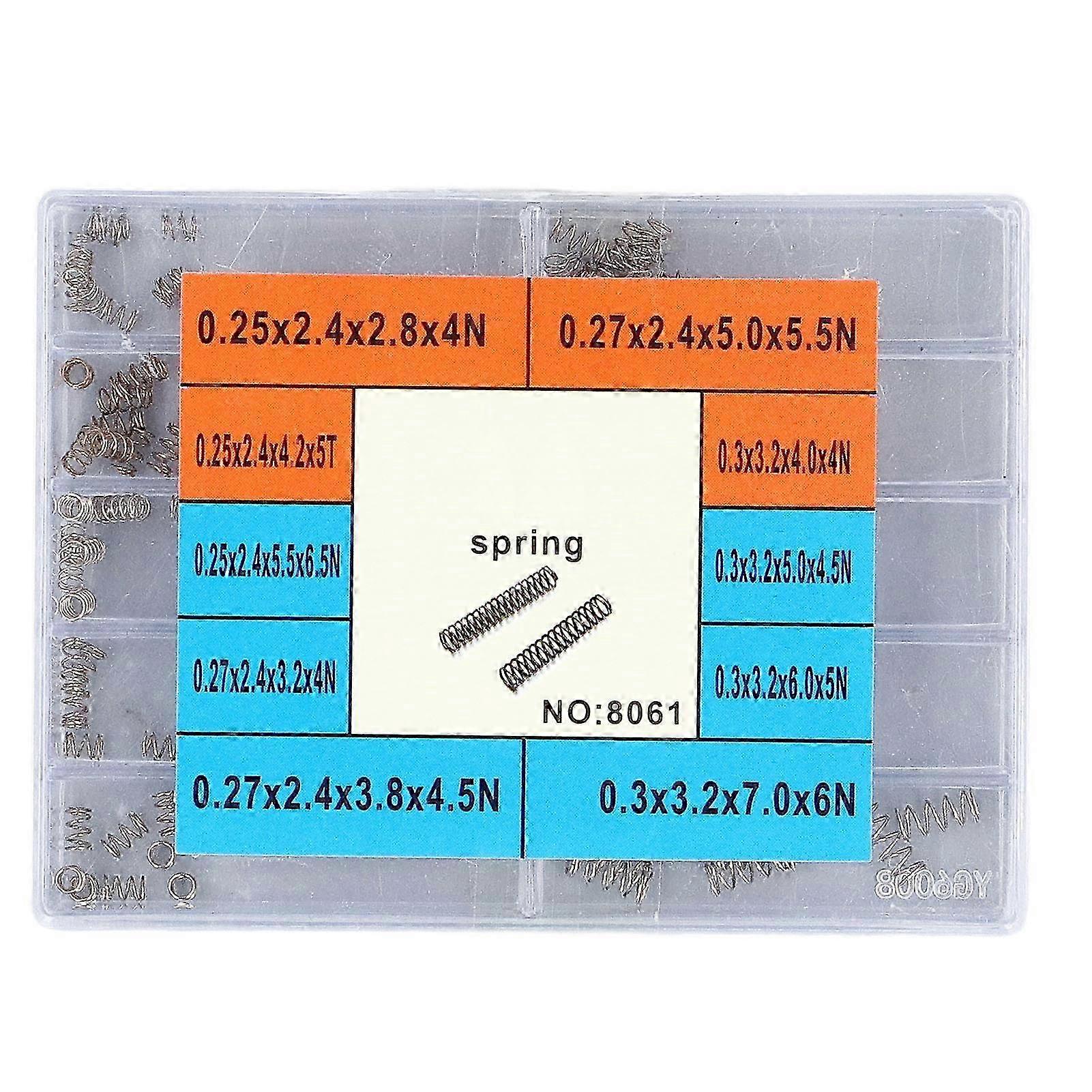 100pcs Mini SS Compression Springs Kit