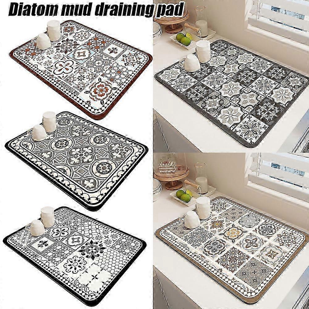 Rubber-Backed Diatomite Drying Pad