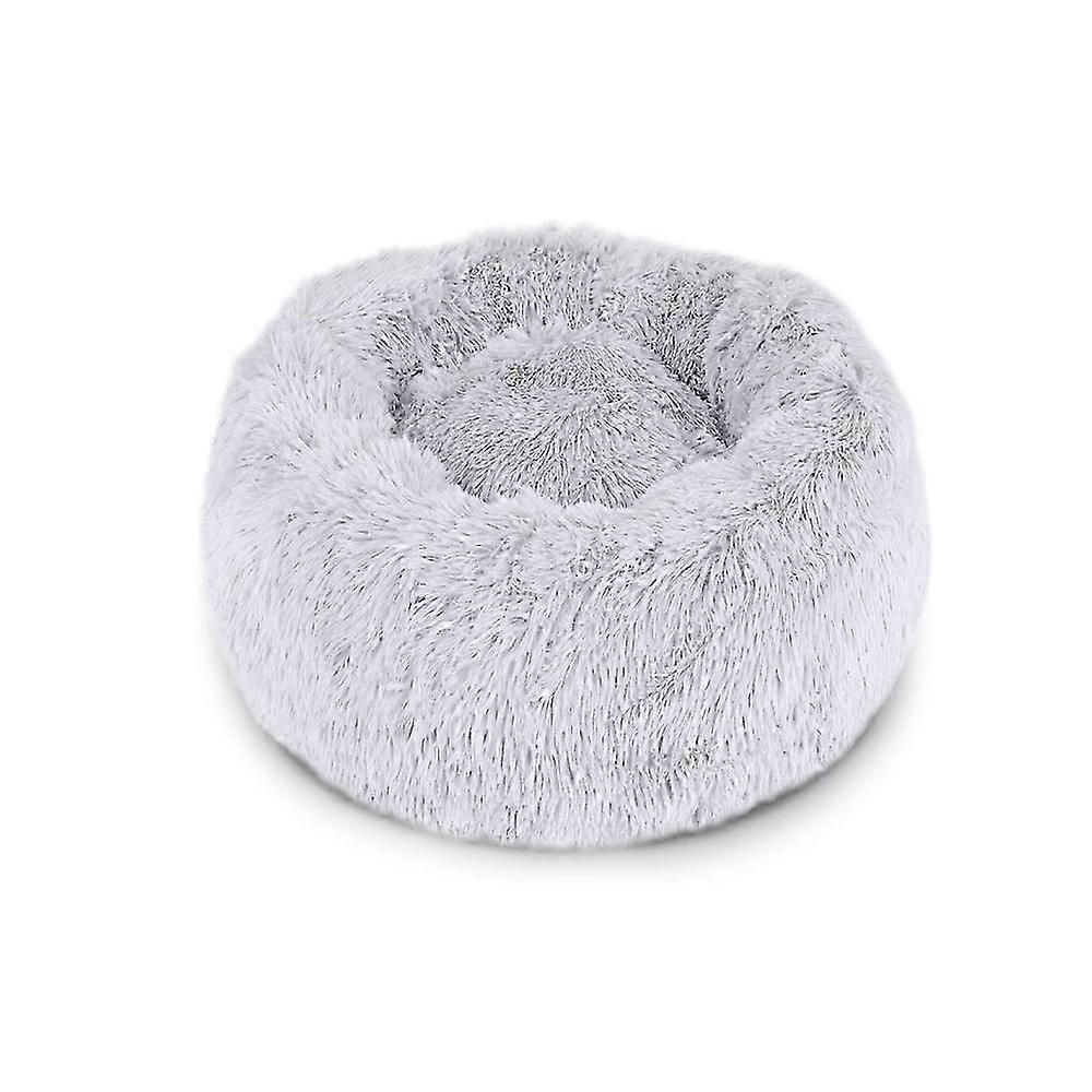 Round Donut Pet Bed Ultra-Soft Plush
