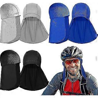 Ylttar02 3 Pieces Helmet Liner With Neck Mask, Cooling Skull Caps Sweat Wicking Cap With Tail Sun Cycling Running Neck Protection Hat For Men Women, 3