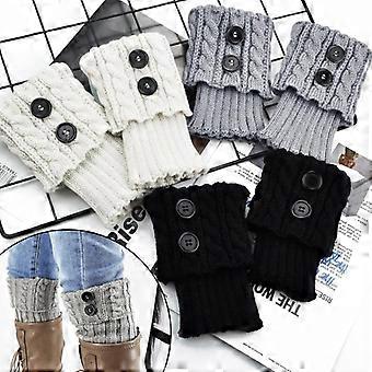 Leg Warmers Winter Knee Cover Leg Warm Socks Women Knitted Autumn Winter Warm Foot Cover