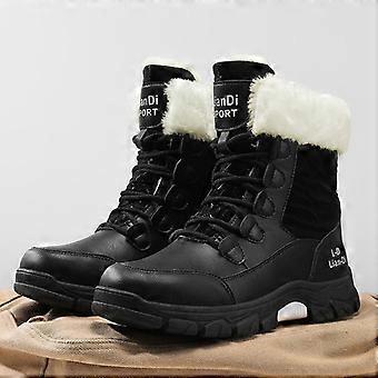 TUINANLE Snowboots voor dames, winter, nieuw, fluweel, verdikt, groot model, katoenen schoenen, antislip, koudebestendig en warm, korte laarzen voor heren