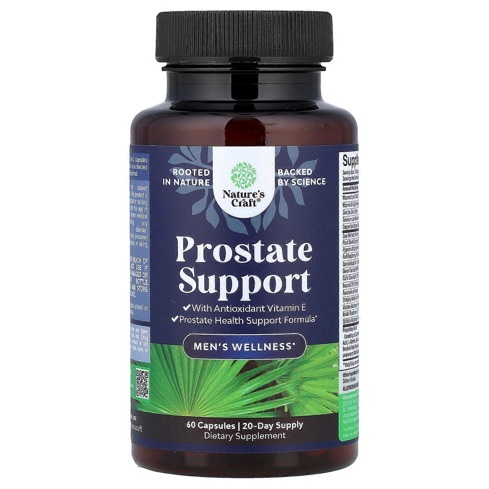 2 x Nature's Craft, Prostate Support, 60 Capsules