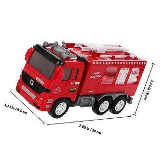 Fire Fighting Truck Pullback Fire Truck Toy for Kids Construction Vehicles