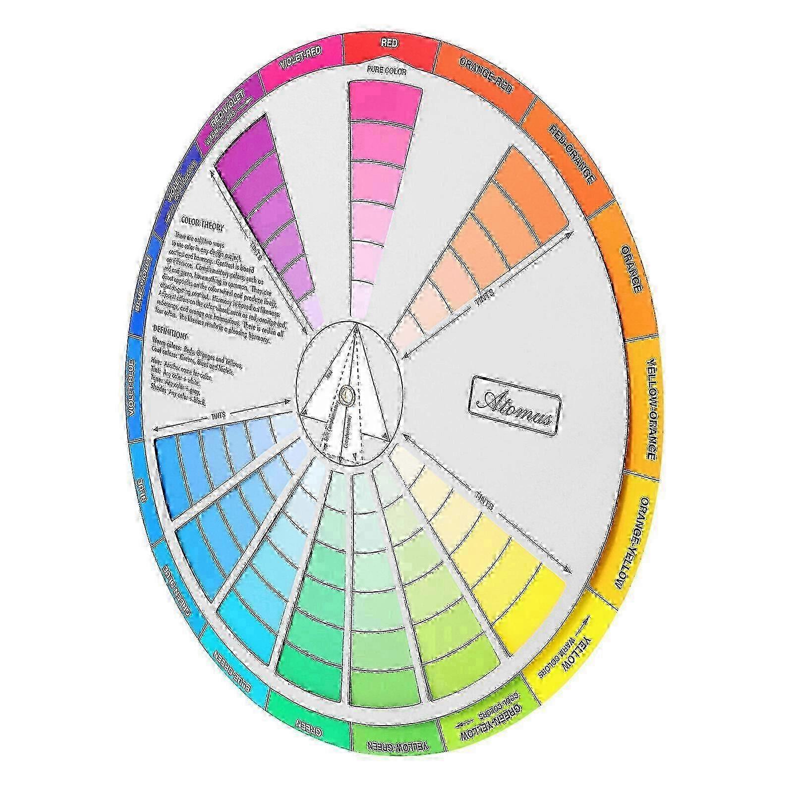 Color Wheel Learning Board With Mixing Guide