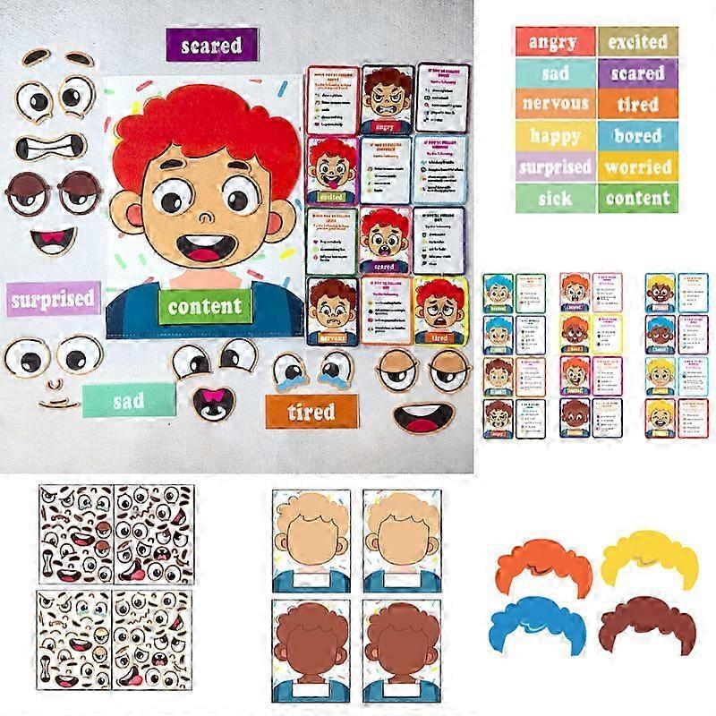 Emotion Learning Toy With Face Boards