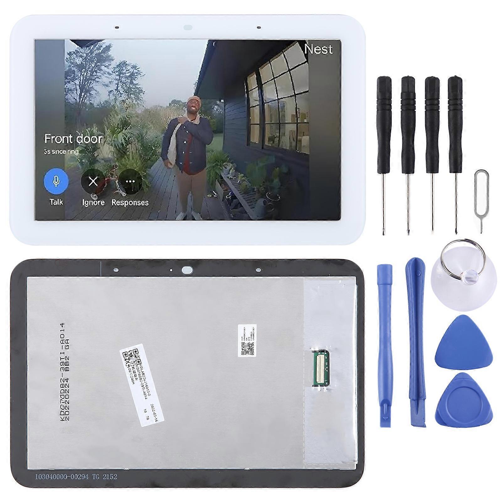 For Google Nest HUB Gen2 COMPATIBLE LCD Screen with Digitizer Full Assembly