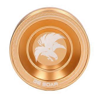 Aluminum Alloy YoYo Ball Professional Unresponsive YoYo Golden YoYo with 3pcs Replacement String