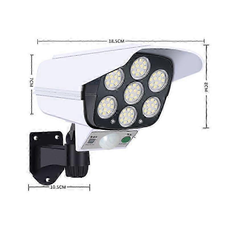 IP66 Solar Wall Light with Remote & Sensor