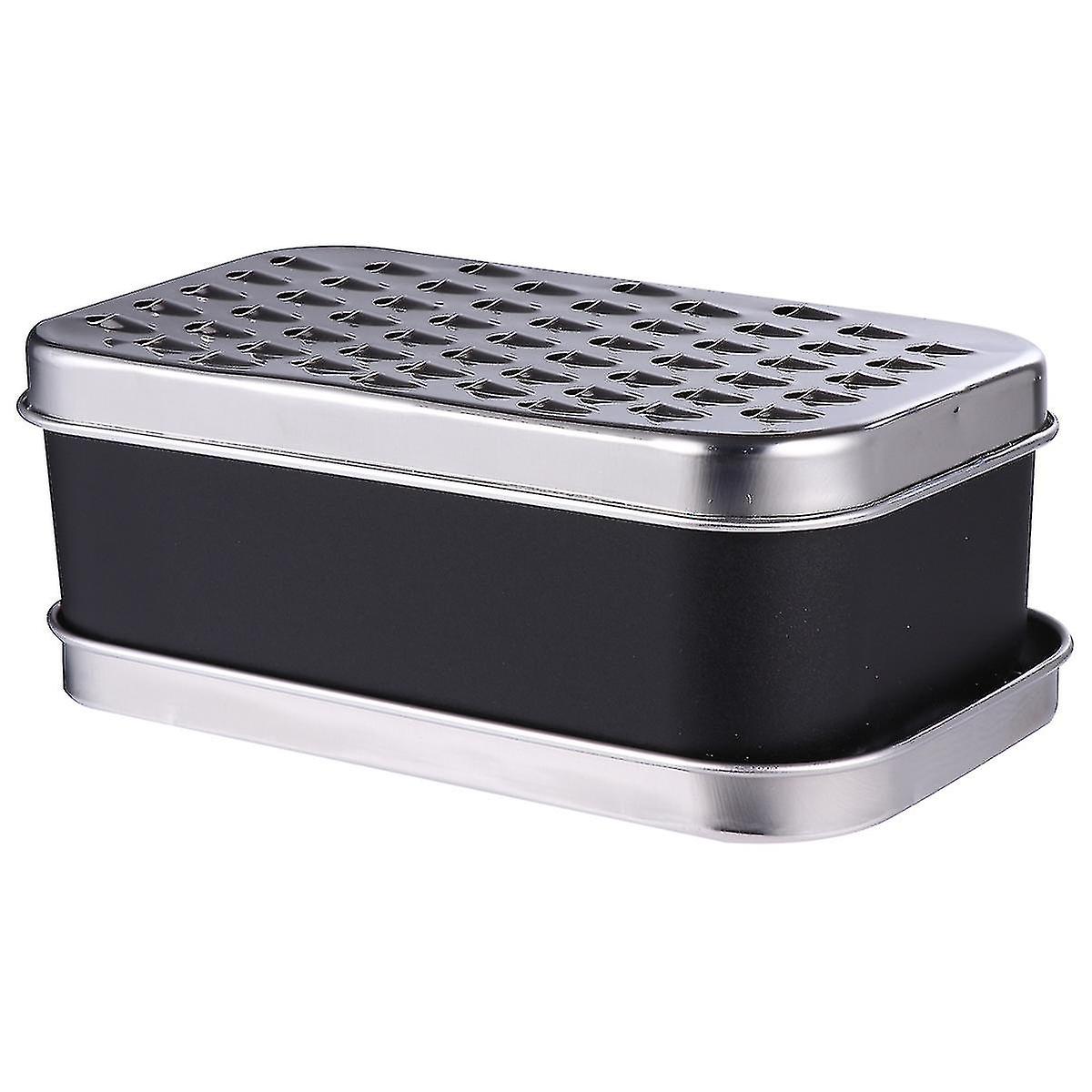 1pc Kitchen Chees Vegetable Grater Storage Container Design Auxiliary Tool