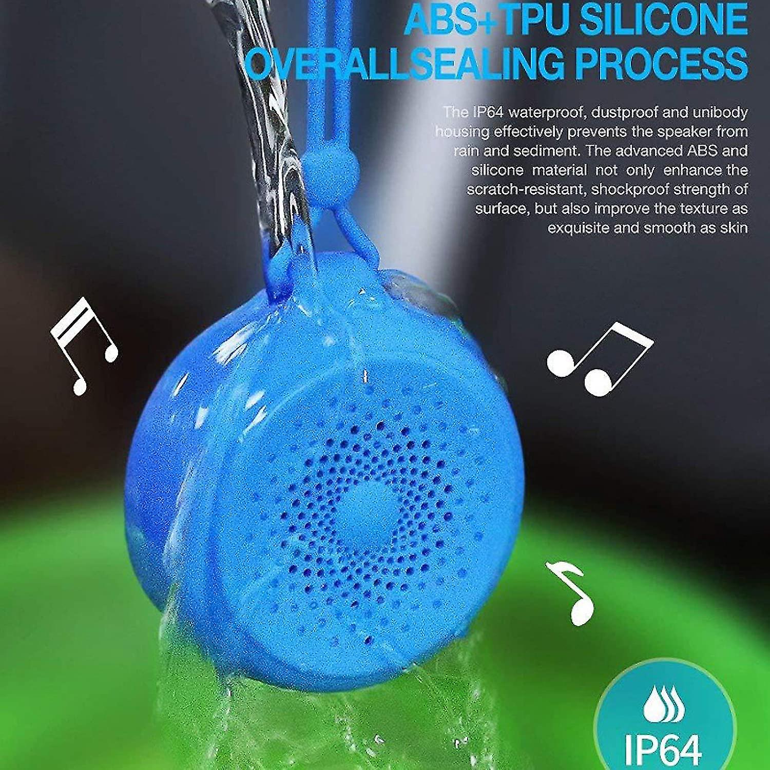 Bluetooth Shower Speaker Waterproof Wireless Portable Bluetooth Shower