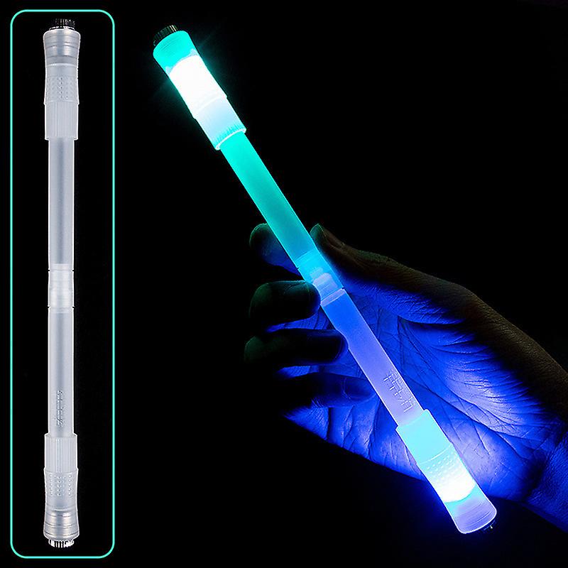 1pc Anti-slip Comfortable Spinning Pen Flash Rotating Gaming Gel Pens With Led Flash