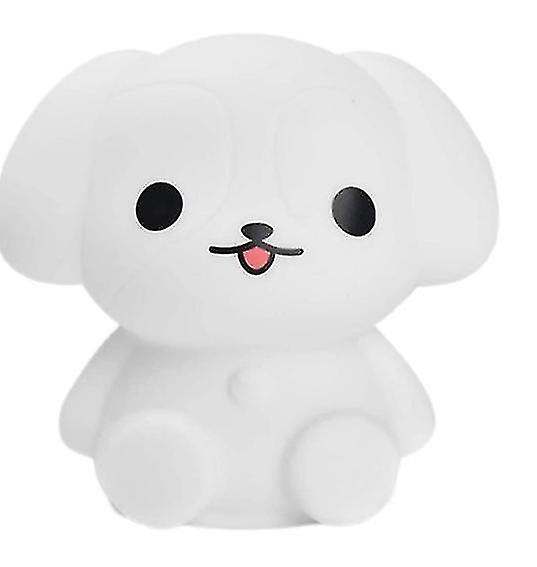 Dog Silicone Night Light Atmosphere Light Usb Charging Light Children's Gift
