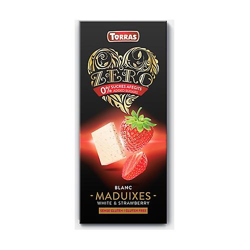 Zero white chocolate with strawberries 125 g (Strawberry - Chocolate)