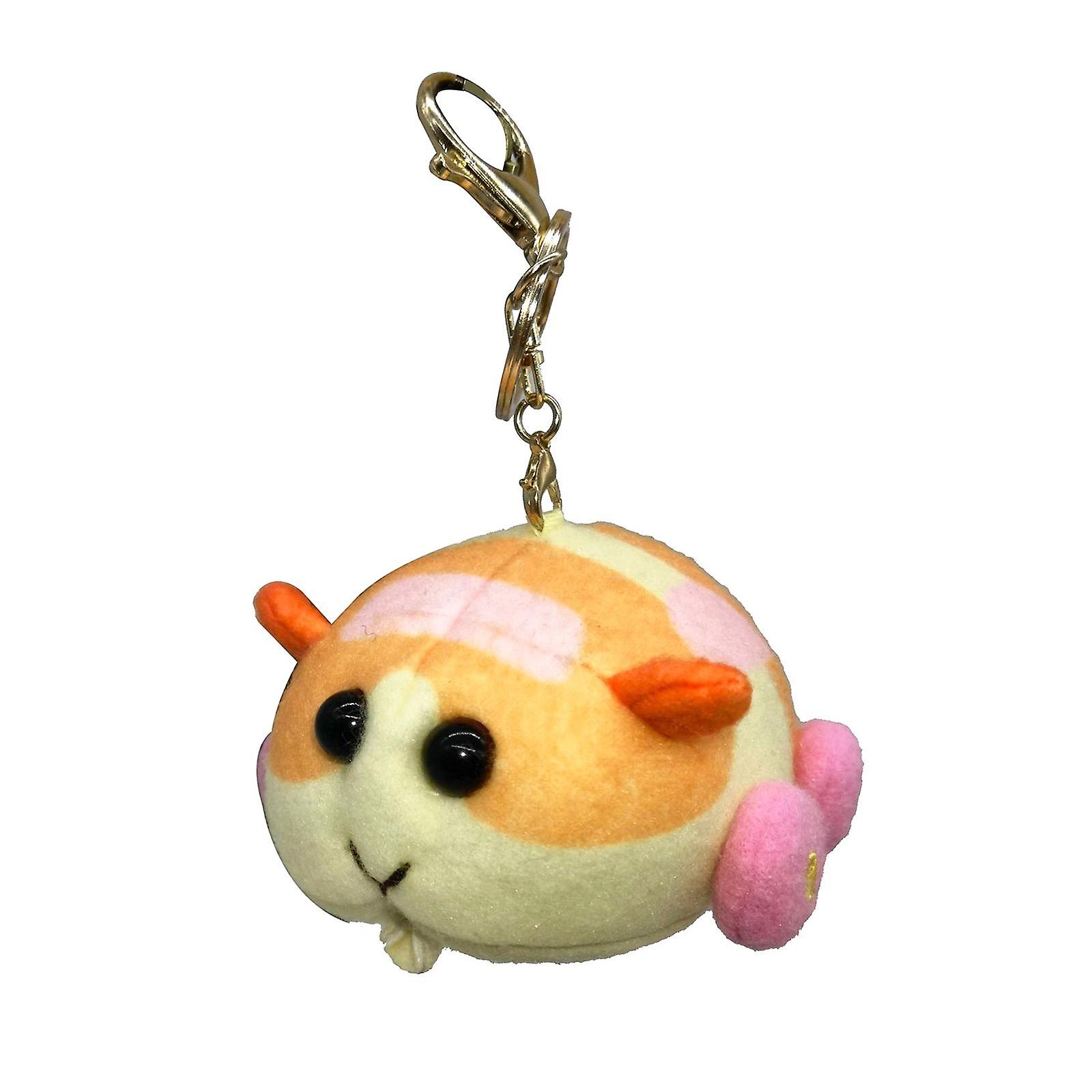 Mignon Cochons d’Inde Pendentif Soft Doll Keychain Handbag Keyring Cadeau Jaune