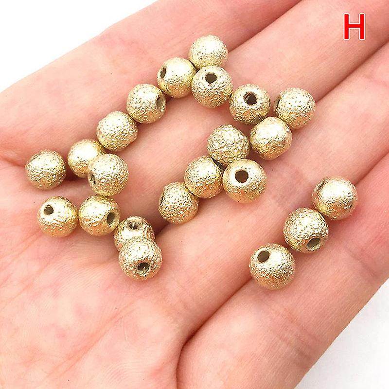 100Pcs/Pack Ccb Beads Bulk Loose Spacer Beads DIY Bracelet Findings Jewelry Making