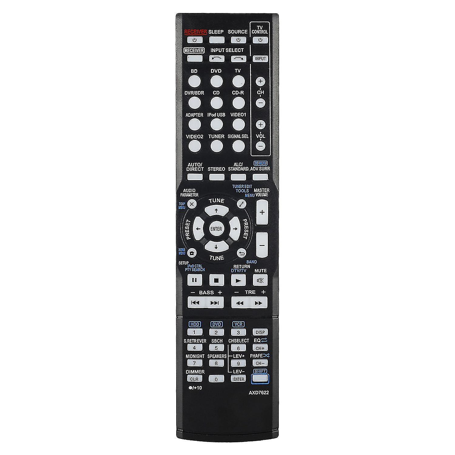 Kompatibel med: Pioneer Amplifier Remote Control Axd7622 Universal Vsx-521, Axd7660, Vsx-422-k