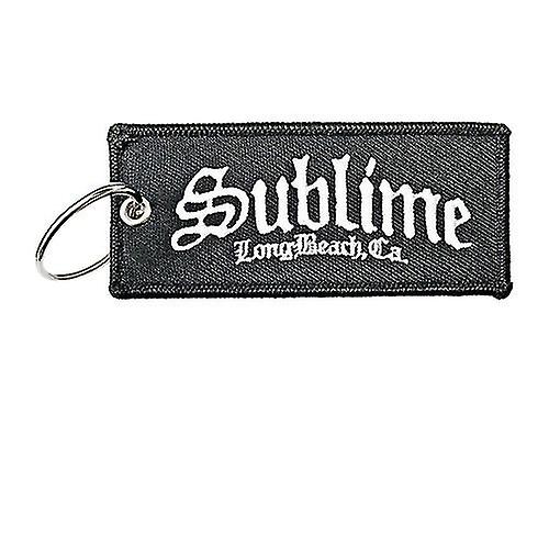 Sublime Long Beach C.A Double Sided Patch Logo Keyring