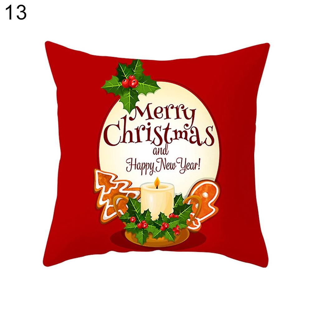 Christmas Tree Santa Snowflake Cover Xmas Decoration