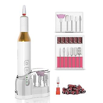 Nail Drill Cordless Electric Nail Files For Gel Nails Efile Manicure Kit For Women