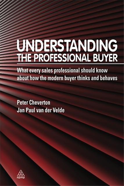 Understanding The Professional Buyer by Jan Paul Van Der Velde Paperback Book