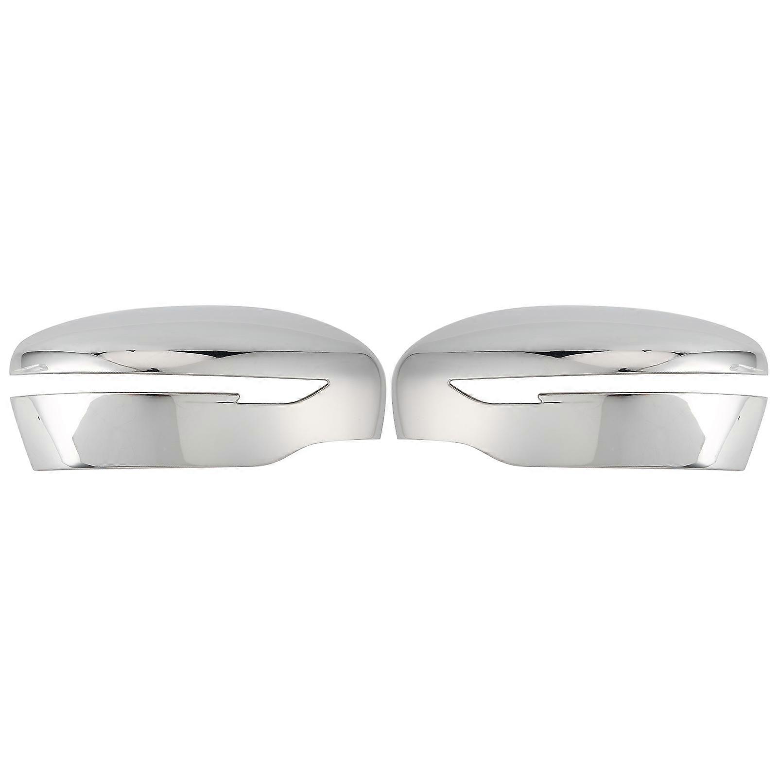 Side Rearview Mirror Trim Cover Chromium Plating Fit for Nissan Navara NP300 Frontier 2015?2019