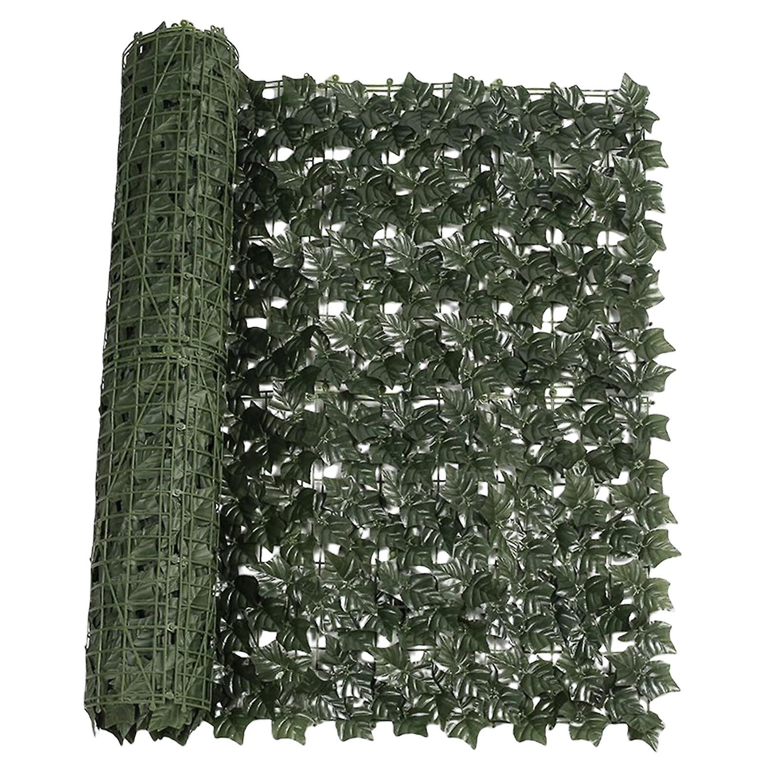 Cerca de privacidade de hera artificial 19,69 '' X118,11 '' polegadas para quintal Pátio Folha de batata-doce A