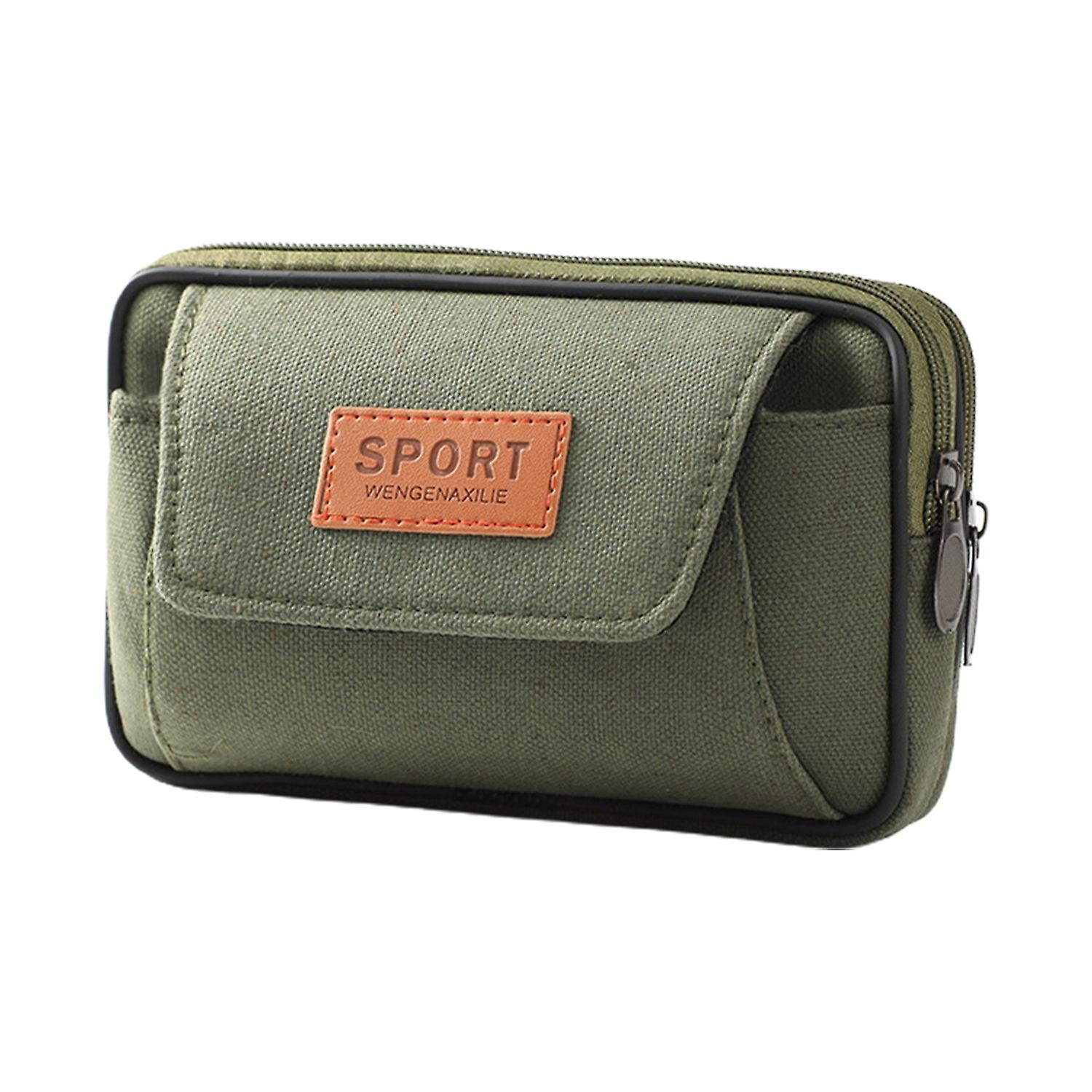Waist Pack Fine Workmanship Multi-pocket Multifunction Smooth Zipper Wear-resistant Storage Portable