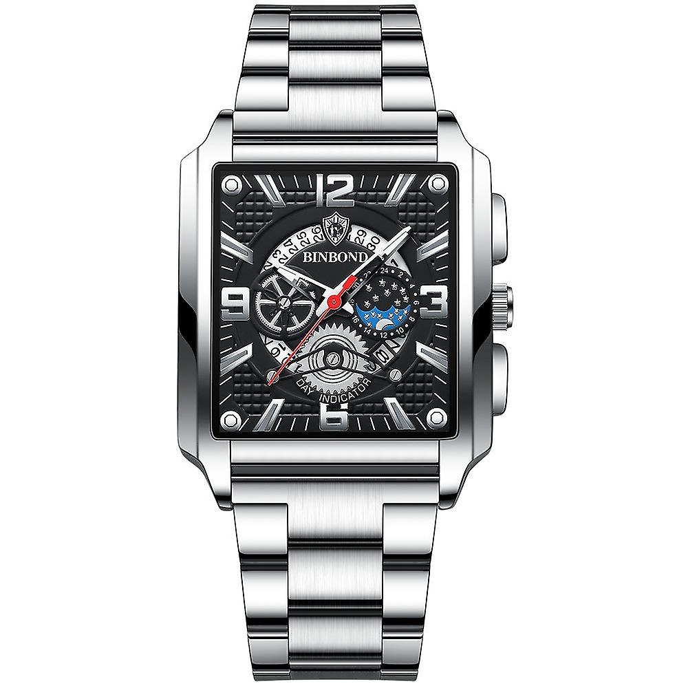 BINBOND B6575 Watch, Color: White-Black White-Black