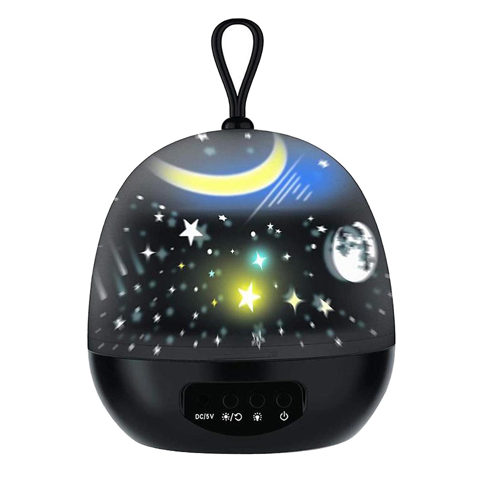 מקרן אור לילה זרוע כוכבים 8 שינוי צבע USB נטען לחדר ילדים