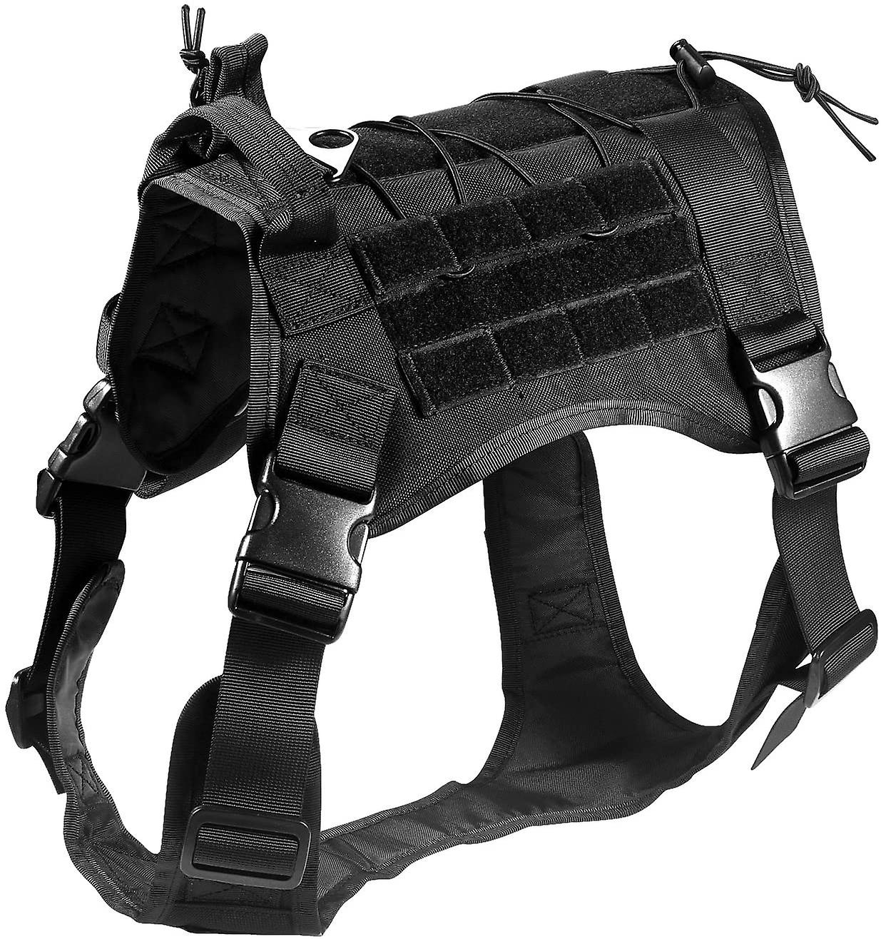 Tactical Dog Harness with Handle No-pull Large Dog Vest Working Dog Waterproof