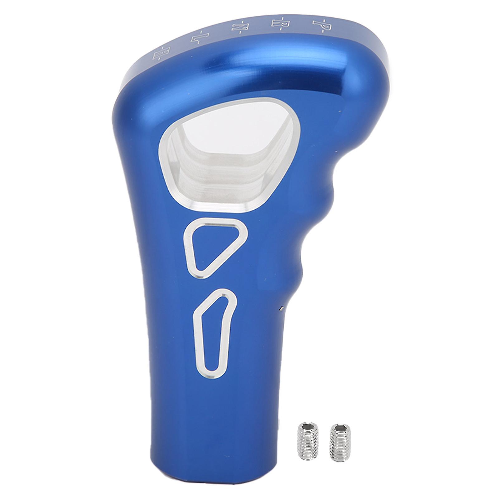 Shift Knob Handle, Car Shift Knob Car Gear Shift Head Knob Modification Replacement (Blue)
