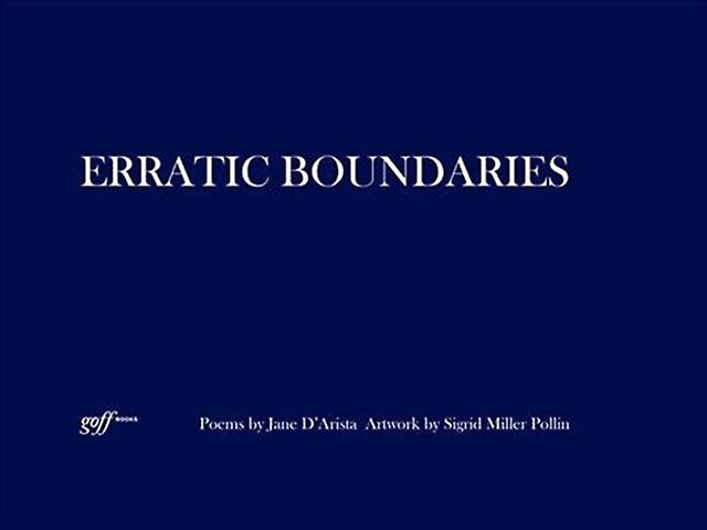 Erratic Boundaries by Jane DArista Hardback Book