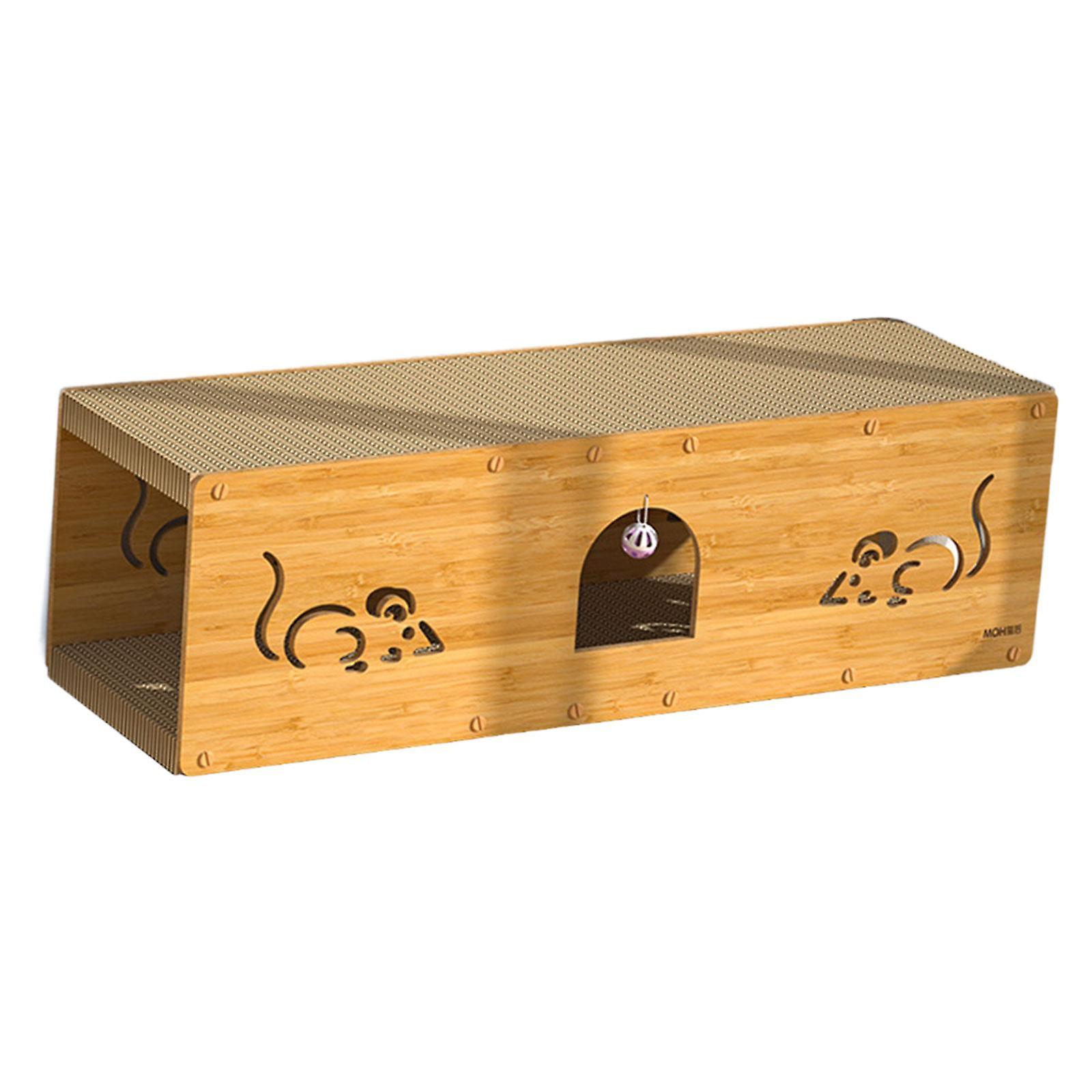 Cat Scratching House Play Tunnel Cat Scratching Posts Furniture Protection Scratcher Pad Toy Cat Rest and Play for Indoor Cat