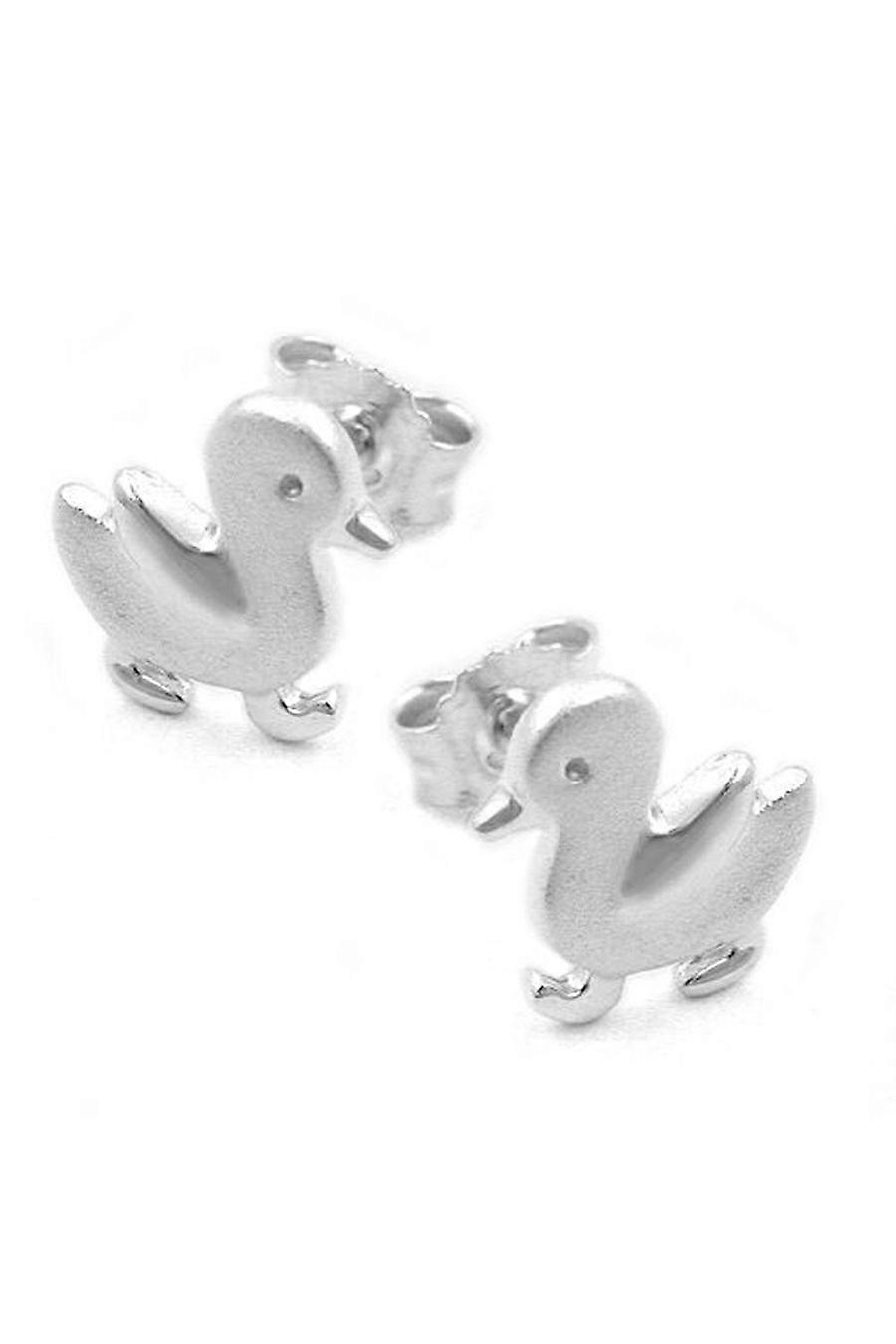 Stud Earrings Ducks Silver 925 - Gl91103