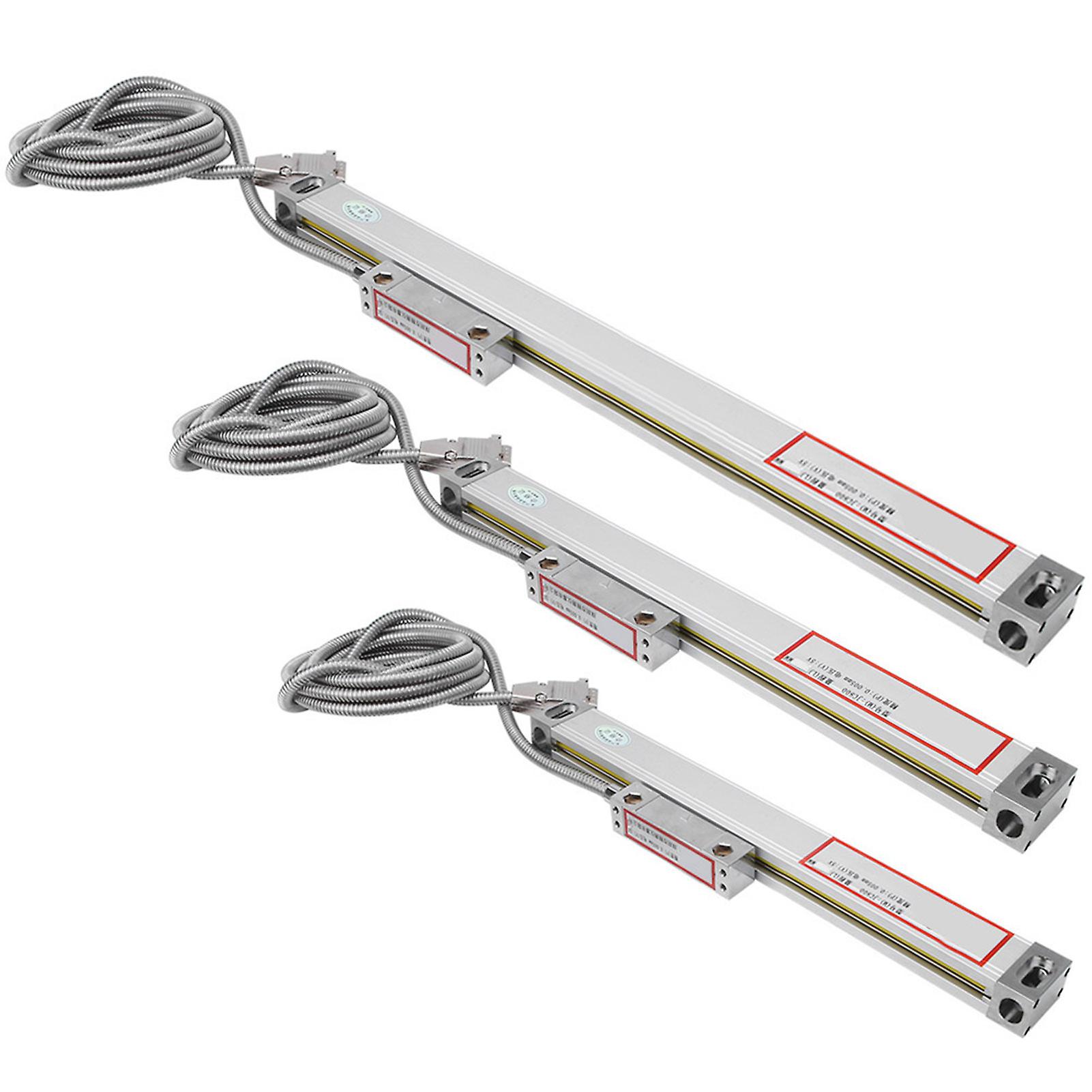 3pcs JC800 Linear Scale Digital Readout Encoder ±5um 200-700mm