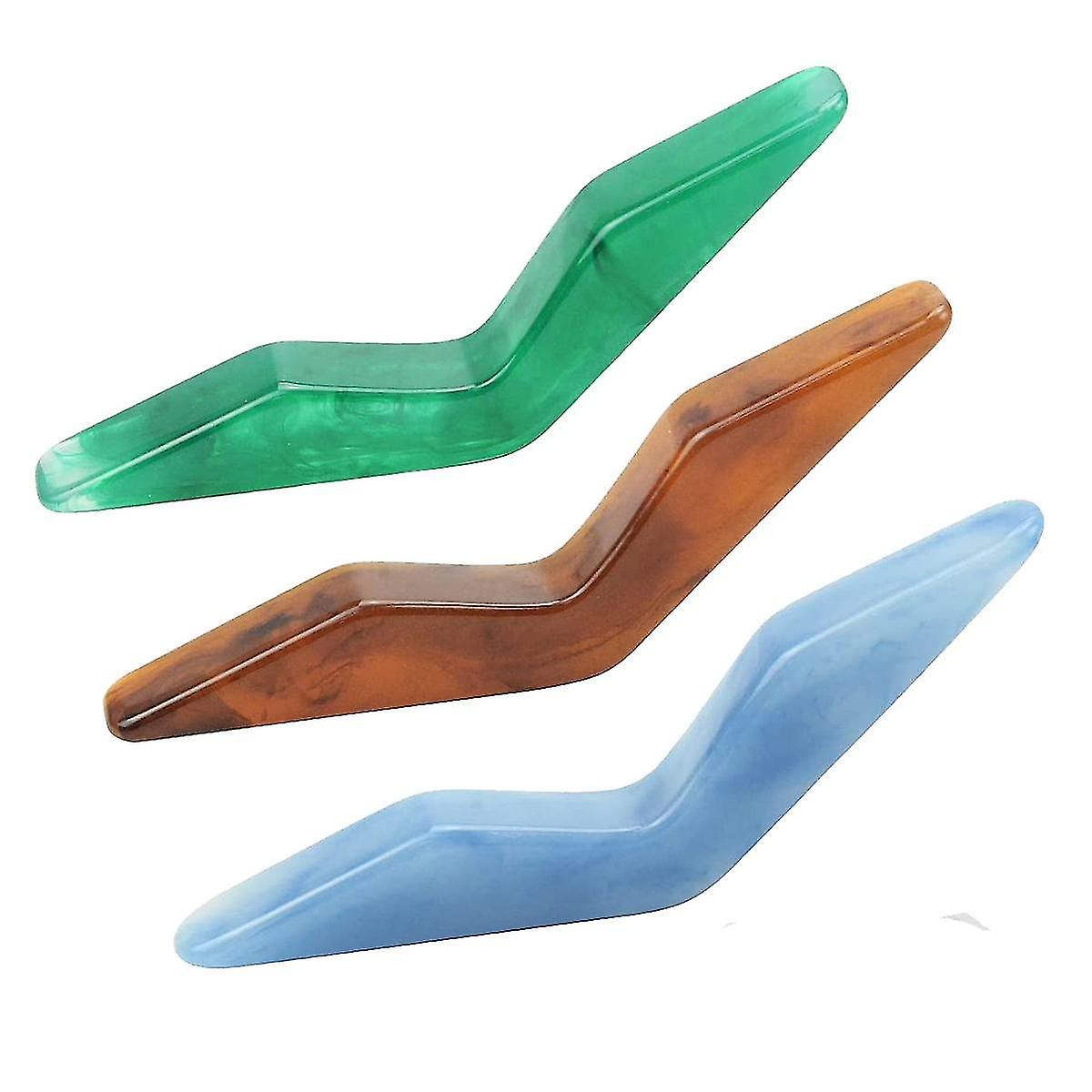 3pcs Resin Thumb Savers For Page Clips, Used To Read Transparent Thumb Bookmark Book Page Holder