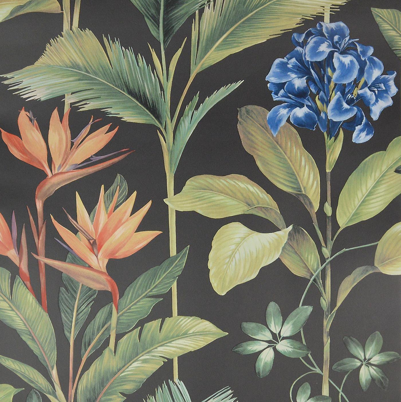 Oliana Charcoal Belgravia Wallpaper