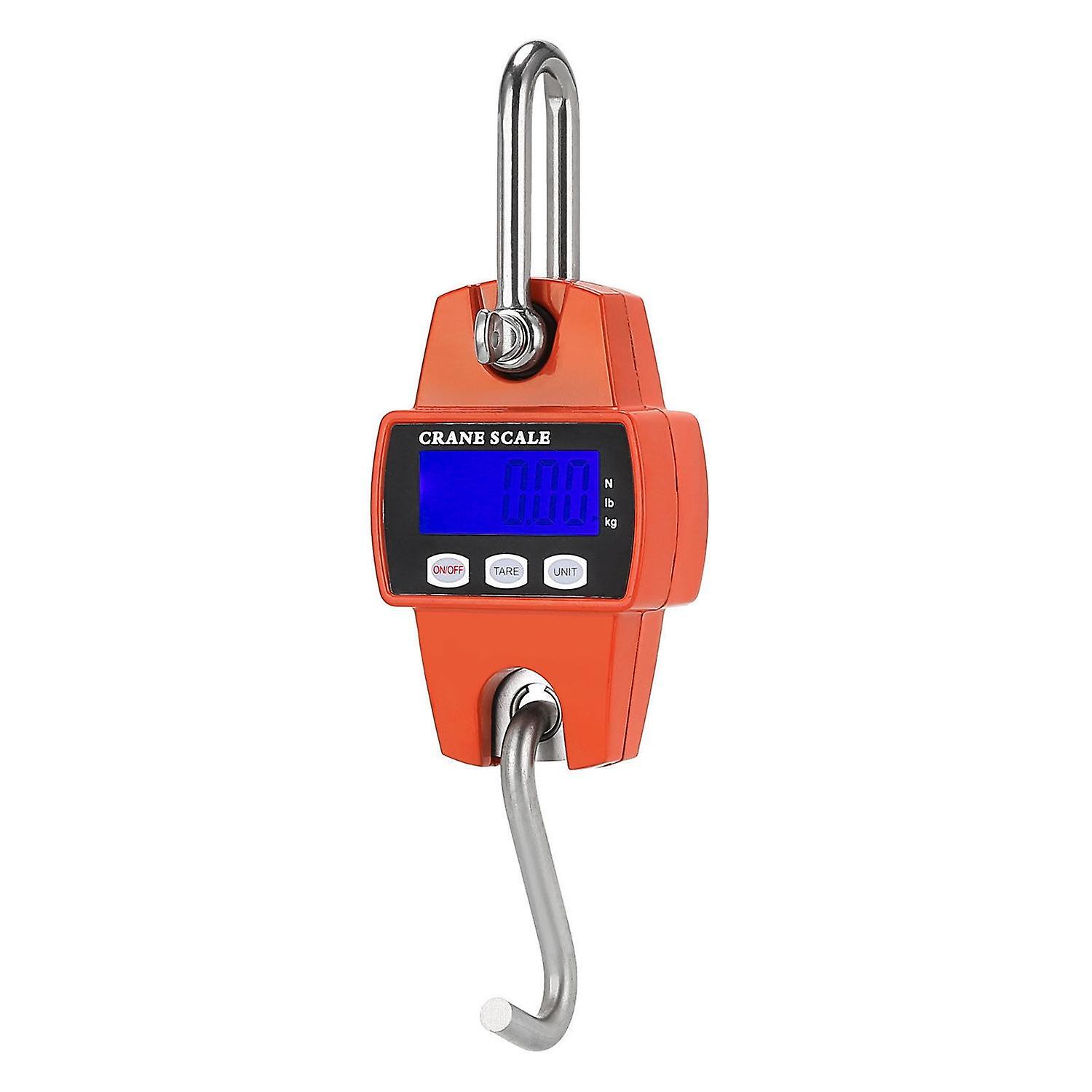 Mini Portable Crane Scale 300kg 0.1kg LCD Digital Electronic Hook Hanging Scale