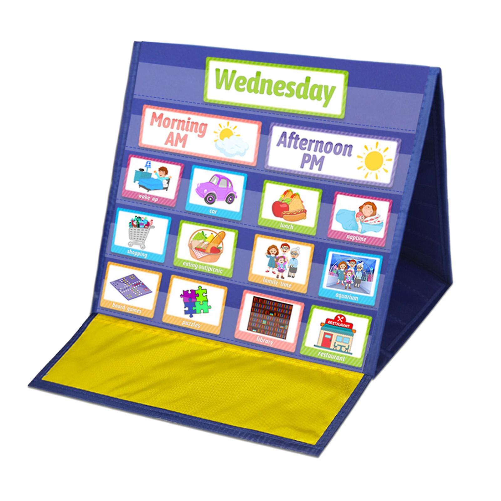 Visual Behavioral Routine Tool Classroom Kids Visual Schedule Chart Calendar