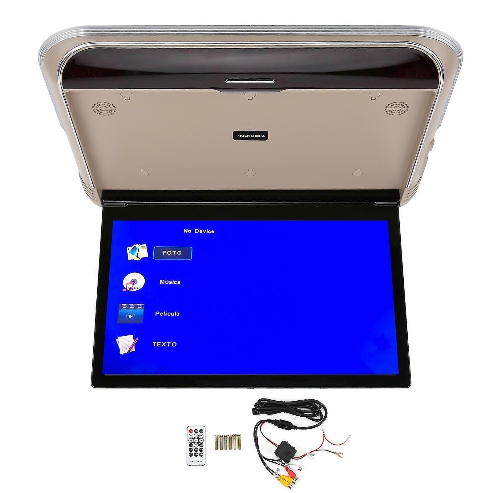 17.3in Car Roof Player MP5 1080P HD USB Digital Overhead Mounted Display Monitor HDMI Compatible E2U411