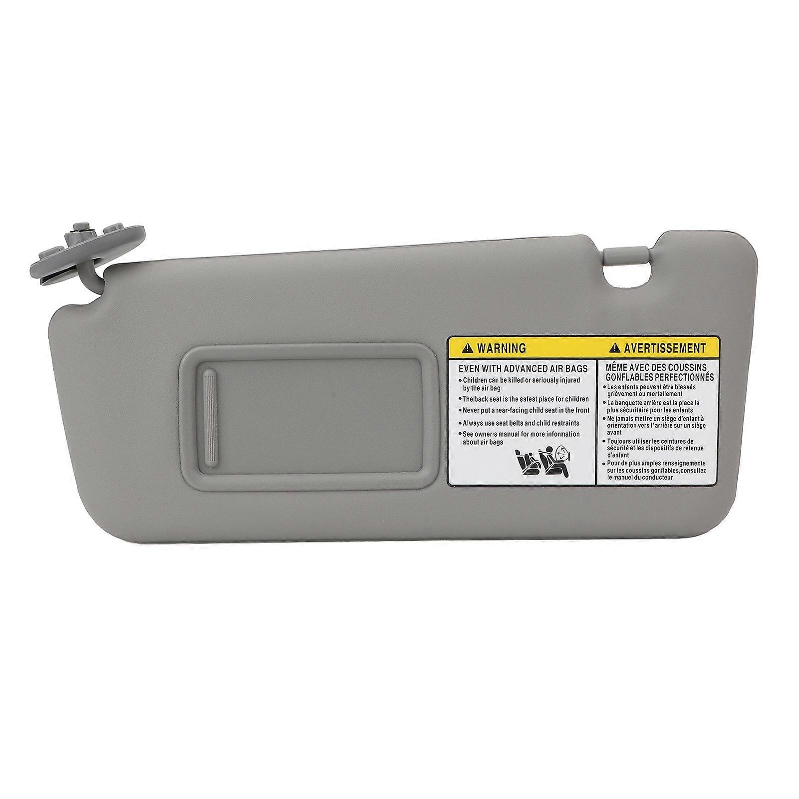 Sun Visor 7432042420B0 Left Driver Side Multifunctional Sunvisor Shade with Makeup Mirror Replacement For RAV4 2004 to 2005 E2U311