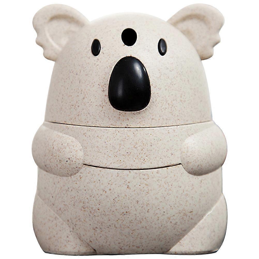 Cartoon Koala Toothpick Holder Dispenser Press-type Automatic Toothpick Holder