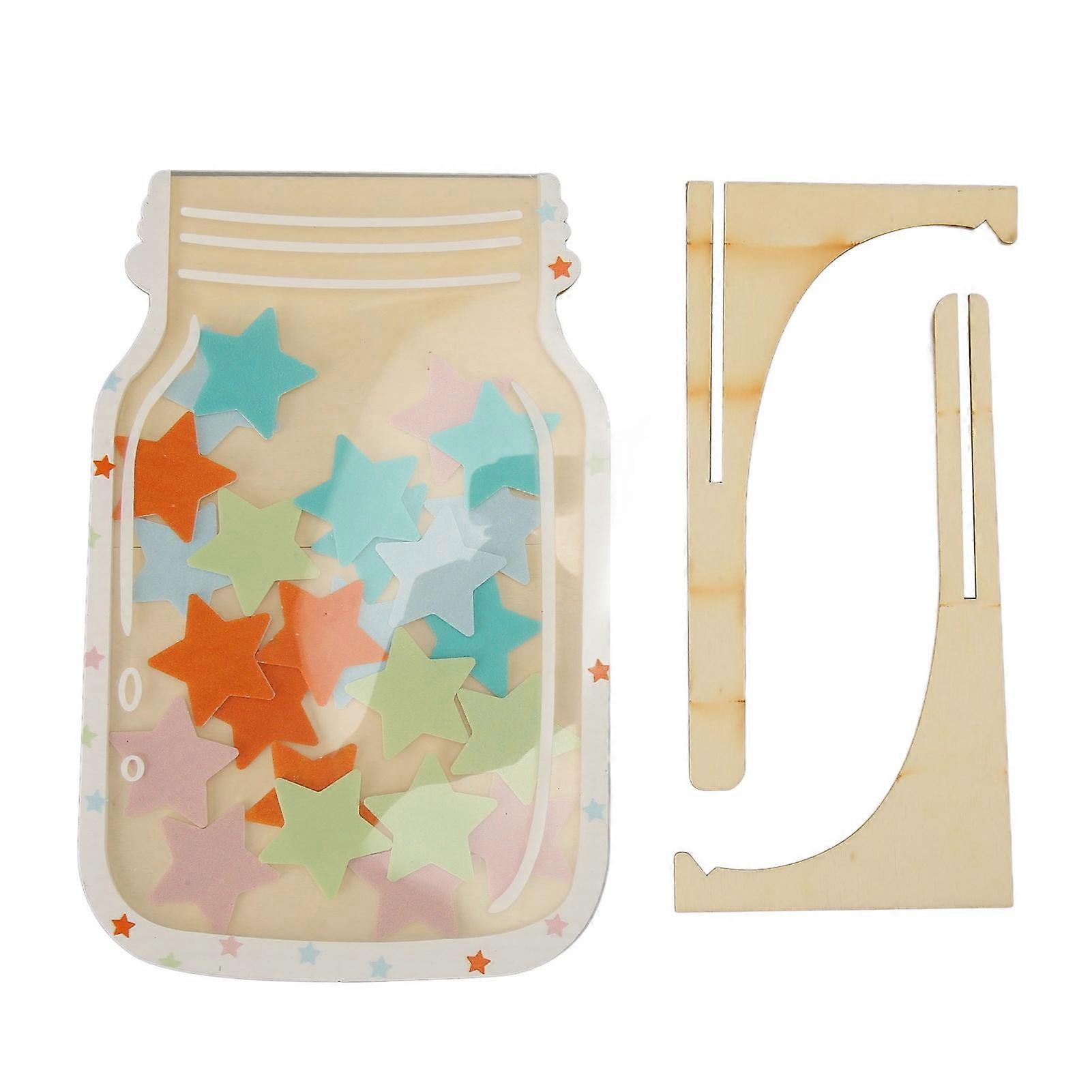 Star Reward Jar Autodiscipline Coloré Classroom Behavior Management Tools Système de récompense Graphique de comportement positif